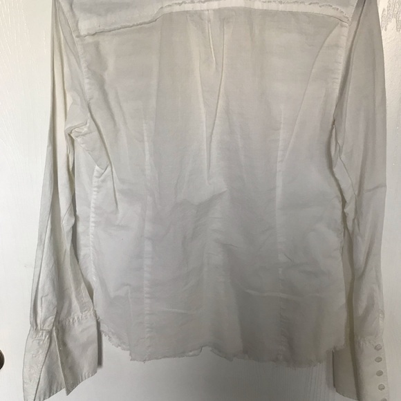 Express Ruffle Button Down - Picture 3 of 3